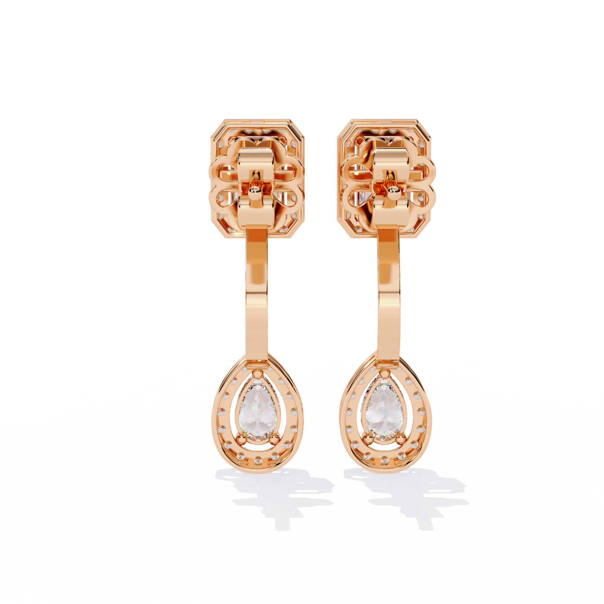 Rose Gold / Moissanite, Rose Gold / Lab Grown
