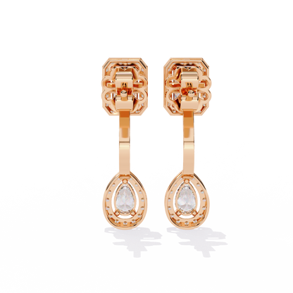 Rose Gold / Moissanite, Rose Gold / Lab Grown