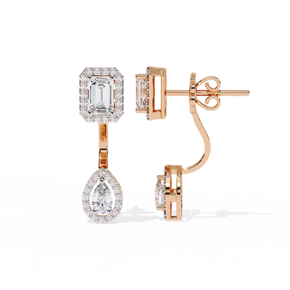 Rose Gold / Moissanite, Rose Gold / Lab Grown