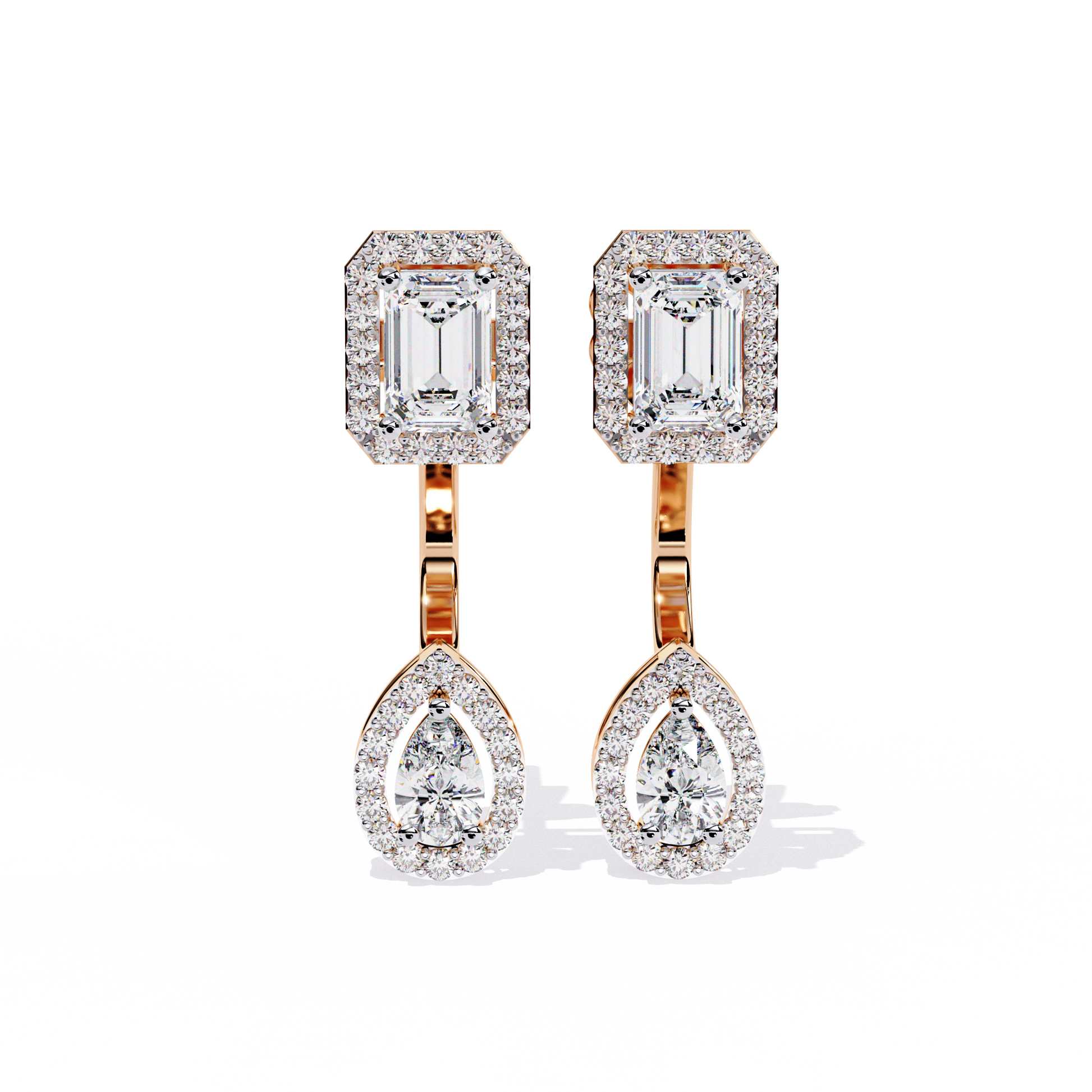 Rose Gold / Moissanite, Rose Gold / Lab Grown