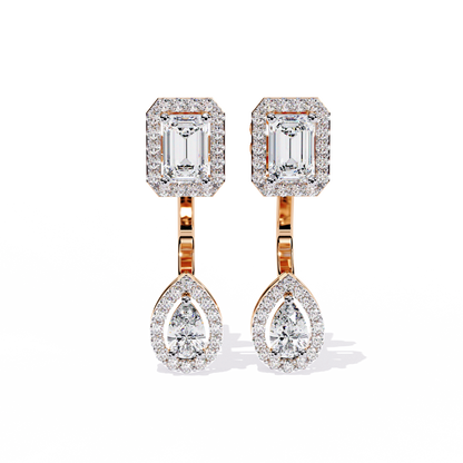 Rose Gold / Moissanite, Rose Gold / Lab Grown