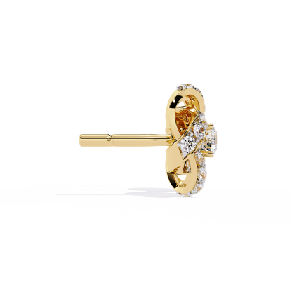 Yellow Gold / Moissanite, Yellow Gold / Lab Grown