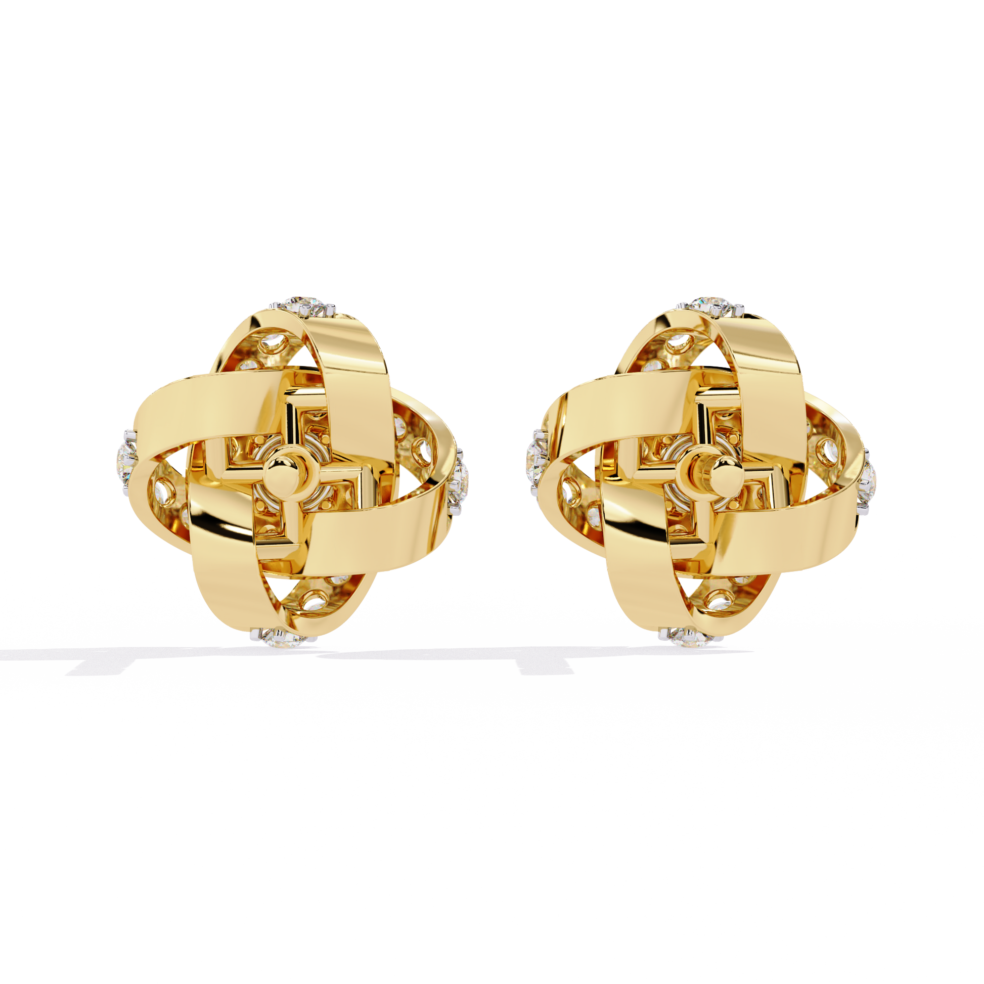 Yellow Gold / Moissanite, Yellow Gold / Lab Grown