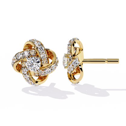 Yellow Gold / Moissanite, Yellow Gold / Lab Grown
