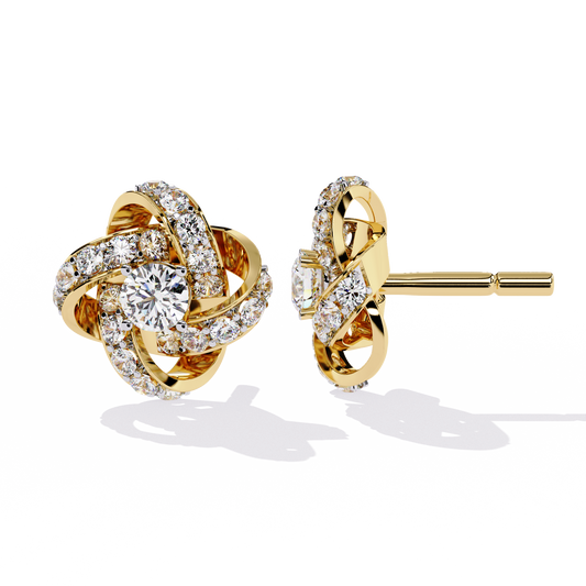 Yellow Gold / Moissanite, Yellow Gold / Lab Grown