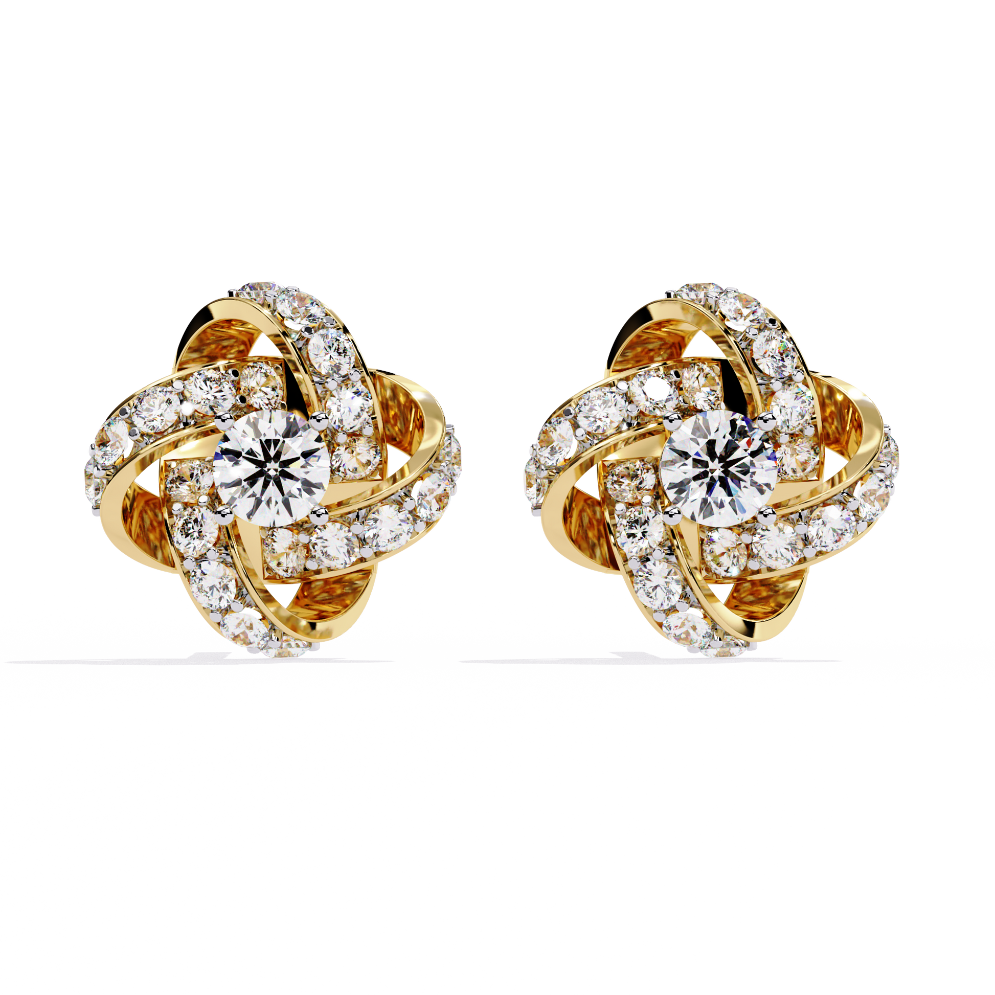 Yellow Gold / Moissanite, Yellow Gold / Lab Grown