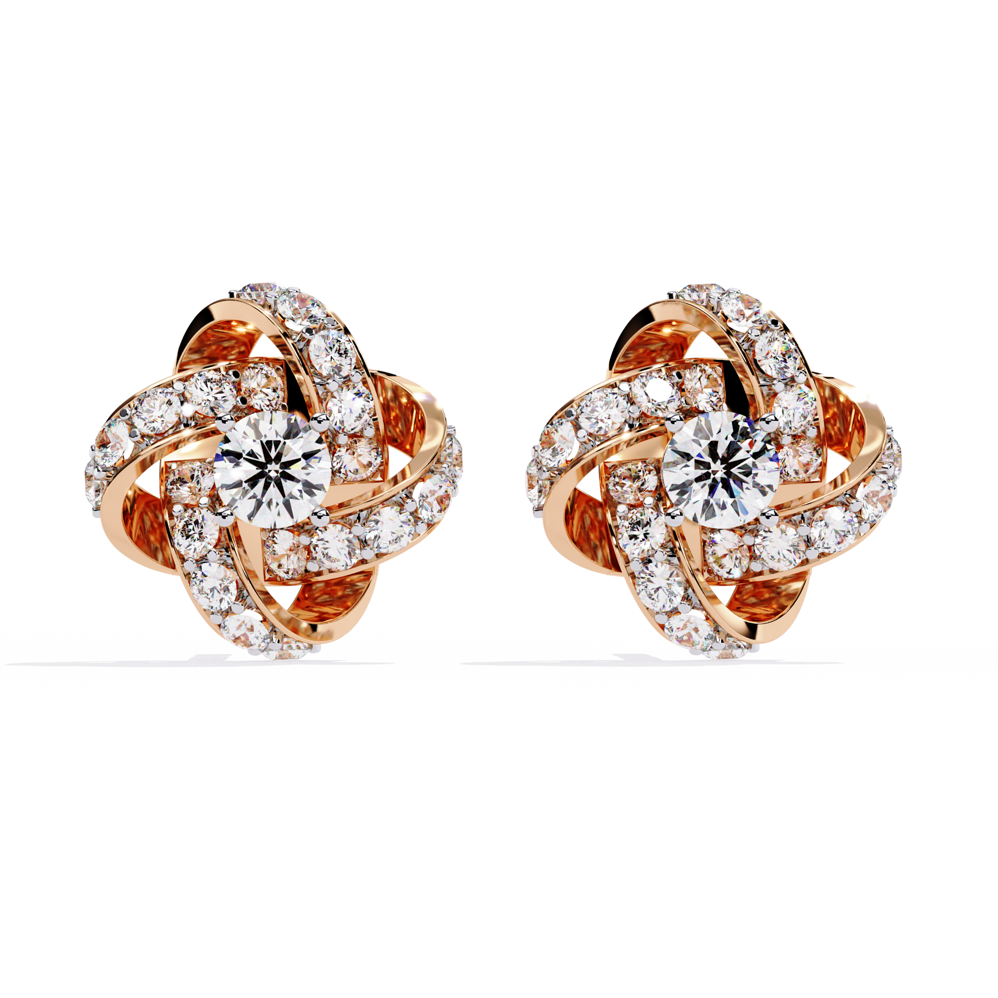 Rose Gold / Moissanite, Rose Gold / Lab Grown