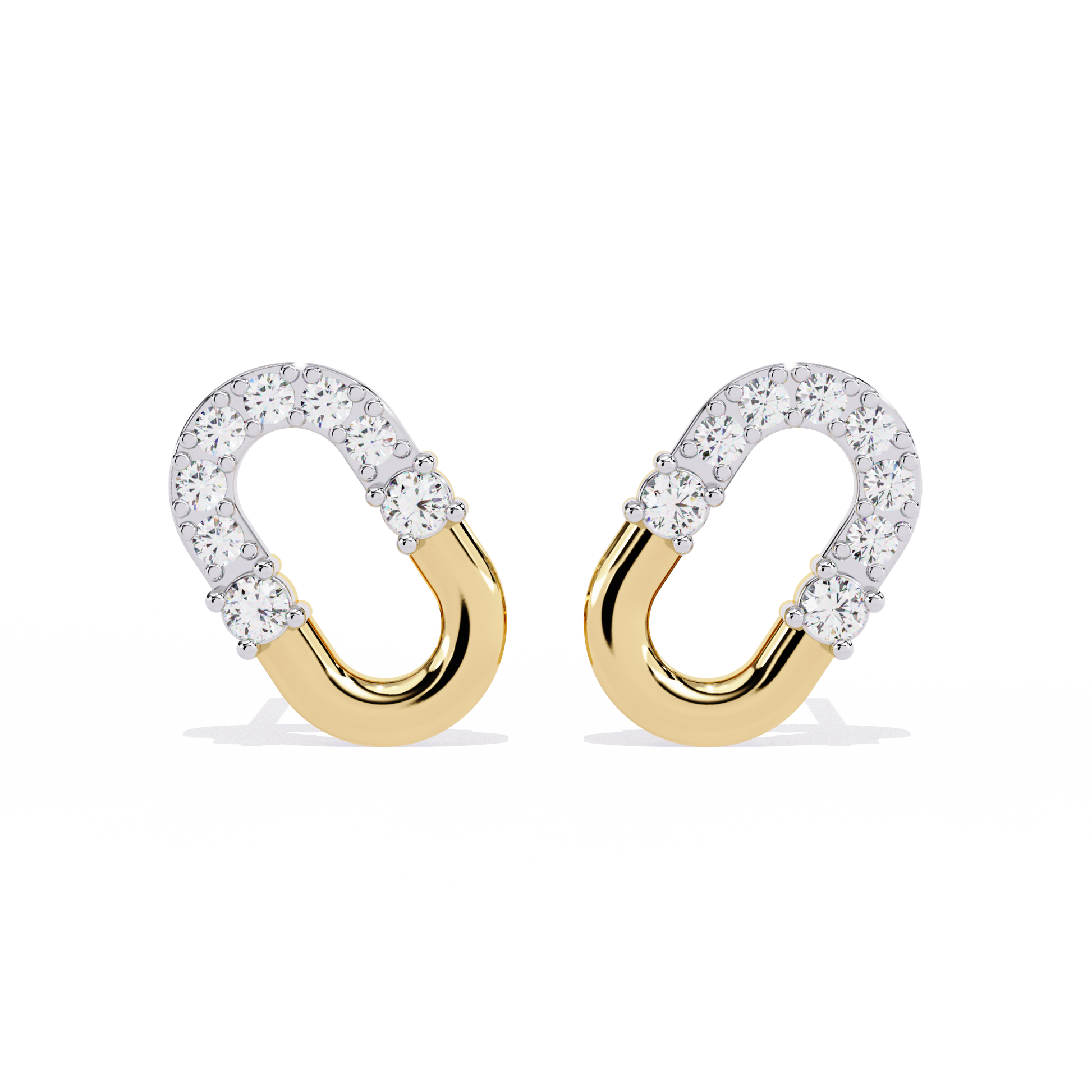 Yellow Gold / Moissanite, Yellow Gold / Lab Grown