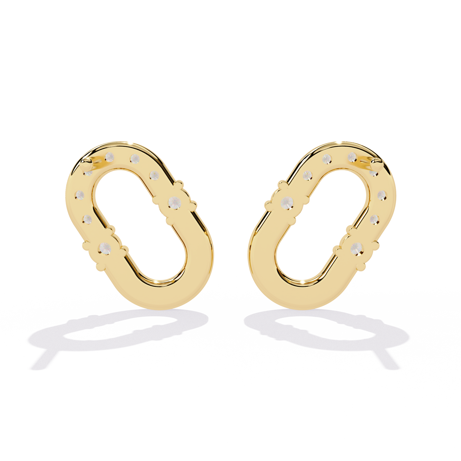 Yellow Gold / Moissanite, Yellow Gold / Lab Grown