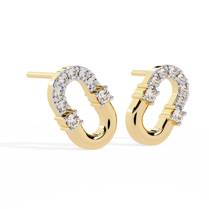 Yellow Gold / Moissanite, Yellow Gold / Lab Grown