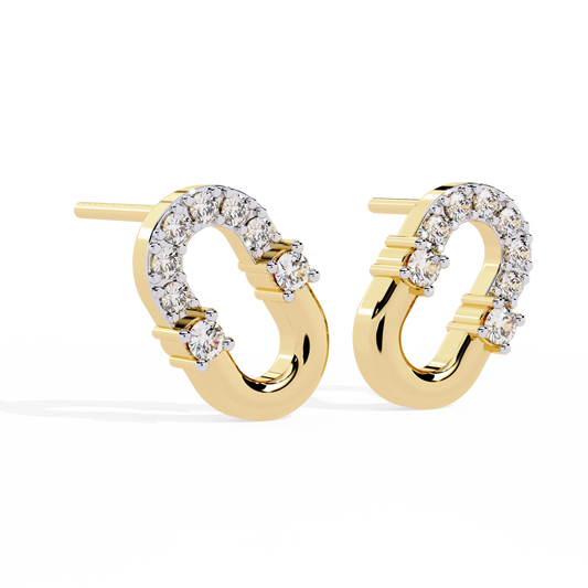 Yellow Gold / Moissanite, Yellow Gold / Lab Grown