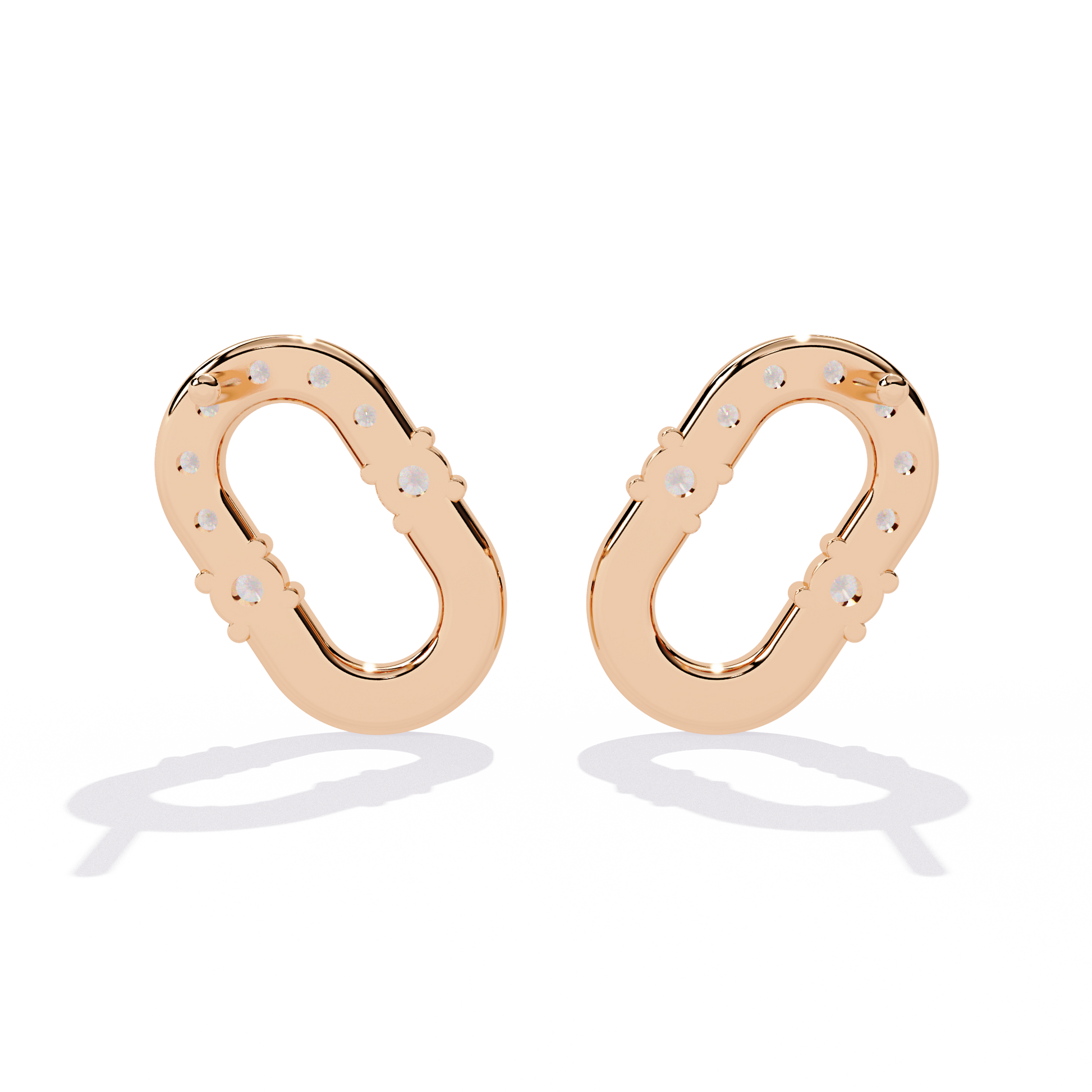 Rose Gold / Moissanite, Rose Gold / Lab Grown