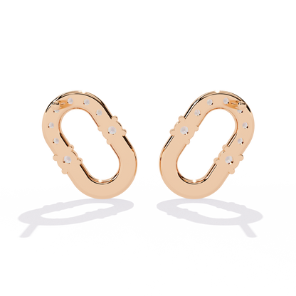 Rose Gold / Moissanite, Rose Gold / Lab Grown