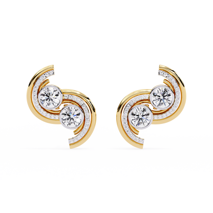 Yellow Gold / Moissanite, Yellow Gold / Lab Grown