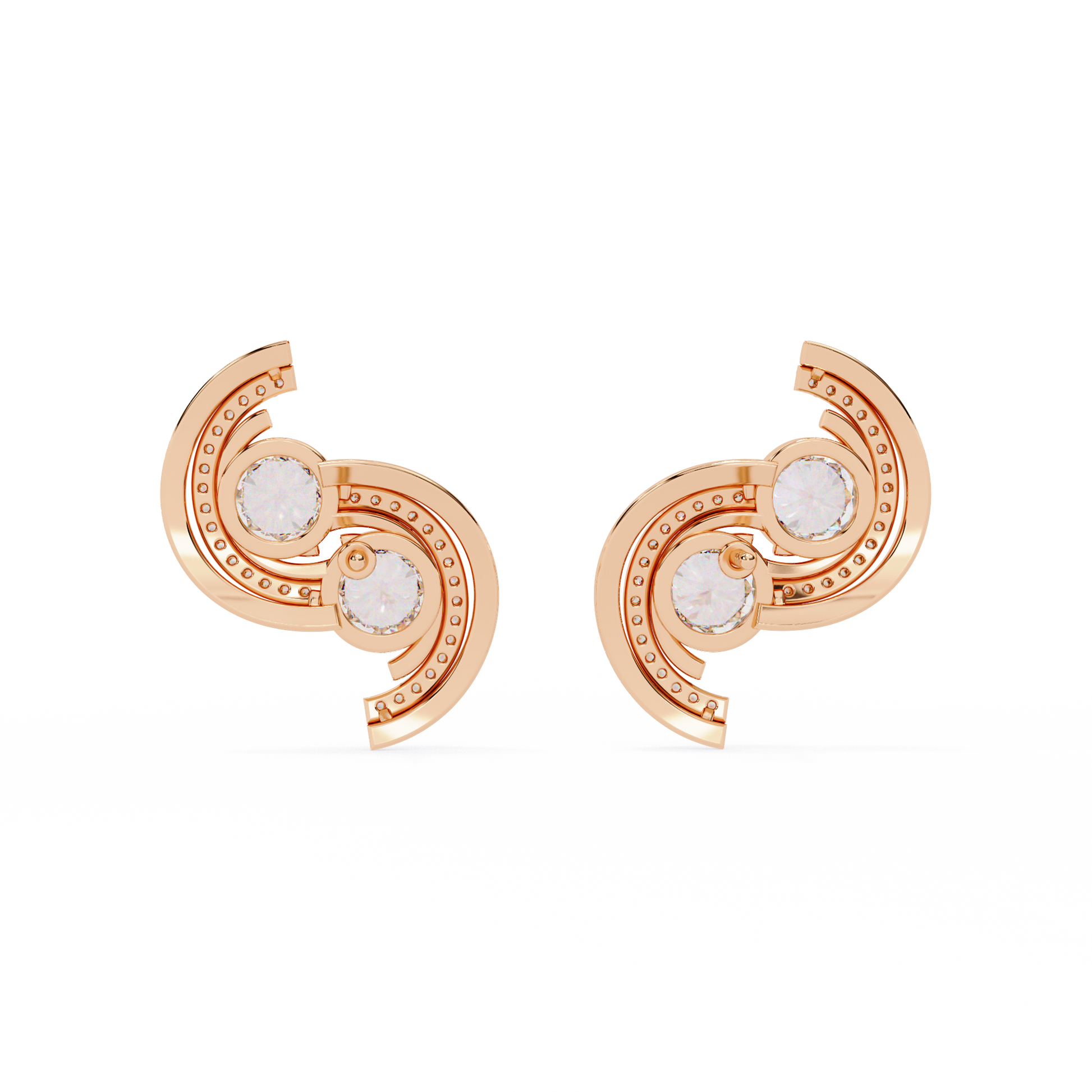Rose Gold / Moissanite, Rose Gold / Lab Grown