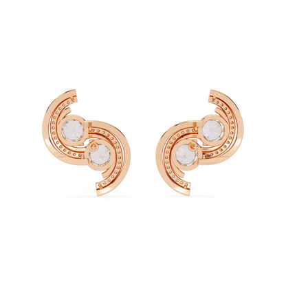 Rose Gold / Moissanite, Rose Gold / Lab Grown