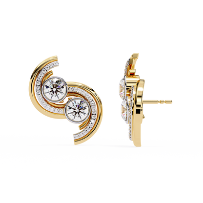 Yellow Gold / Moissanite, Yellow Gold / Lab Grown