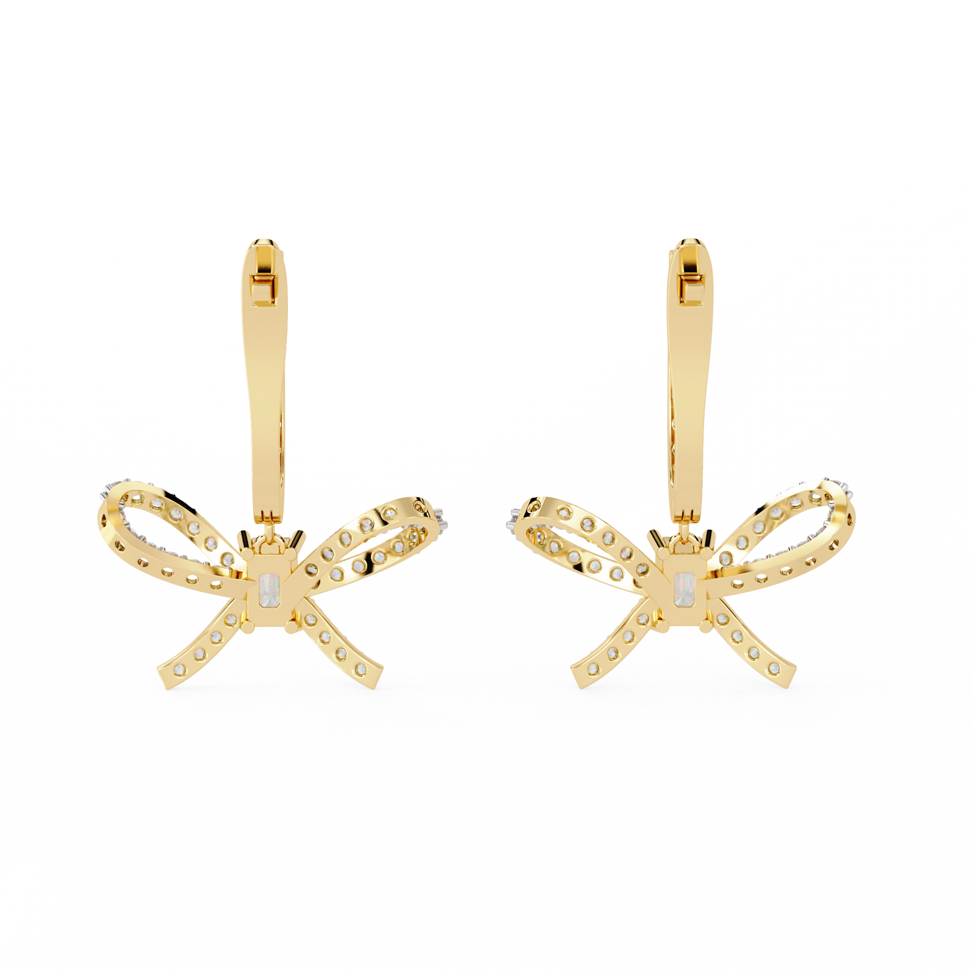 Yellow Gold / Moissanite, Yellow Gold / Lab Grown