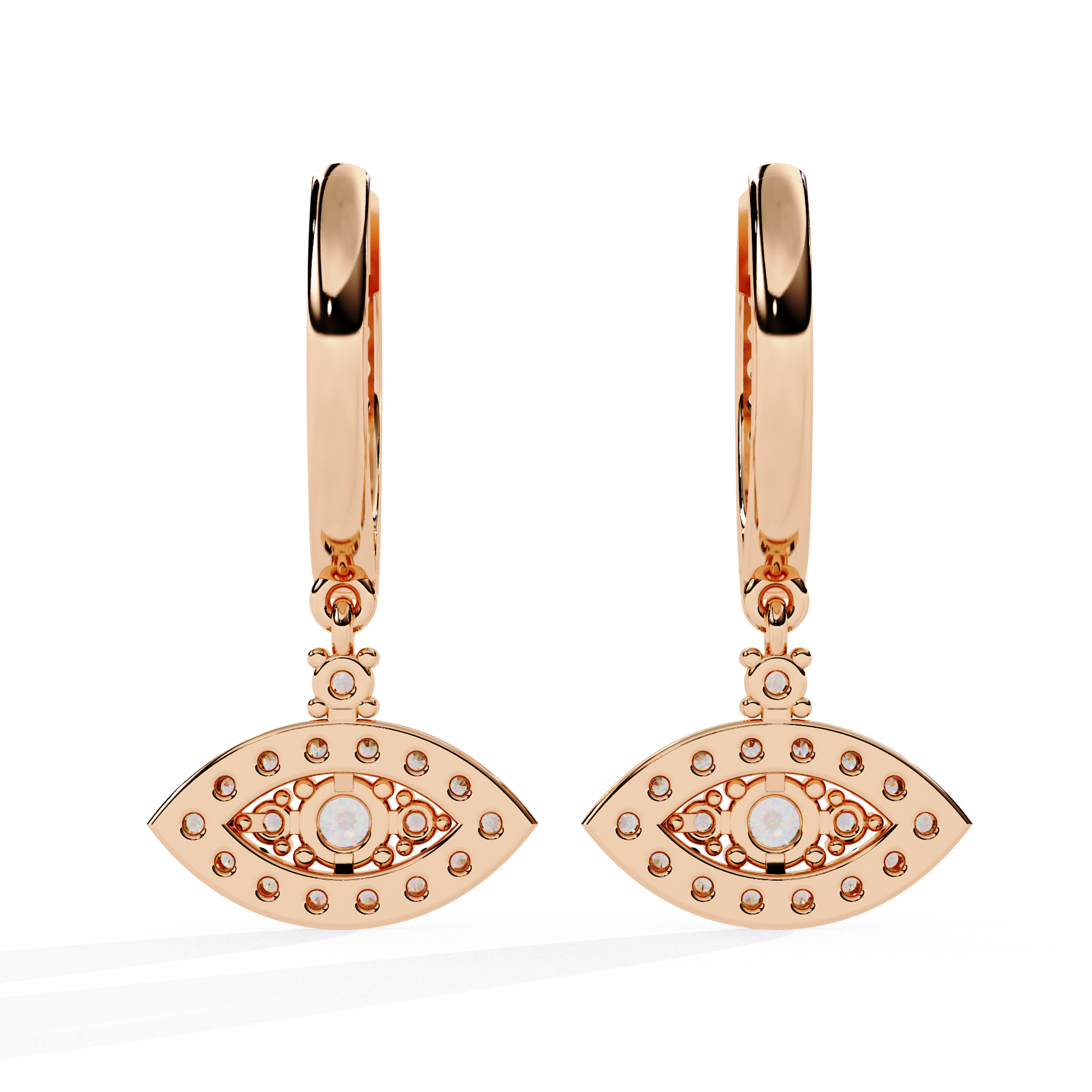 Rose Gold / Moissanite, Rose Gold / Lab Grown