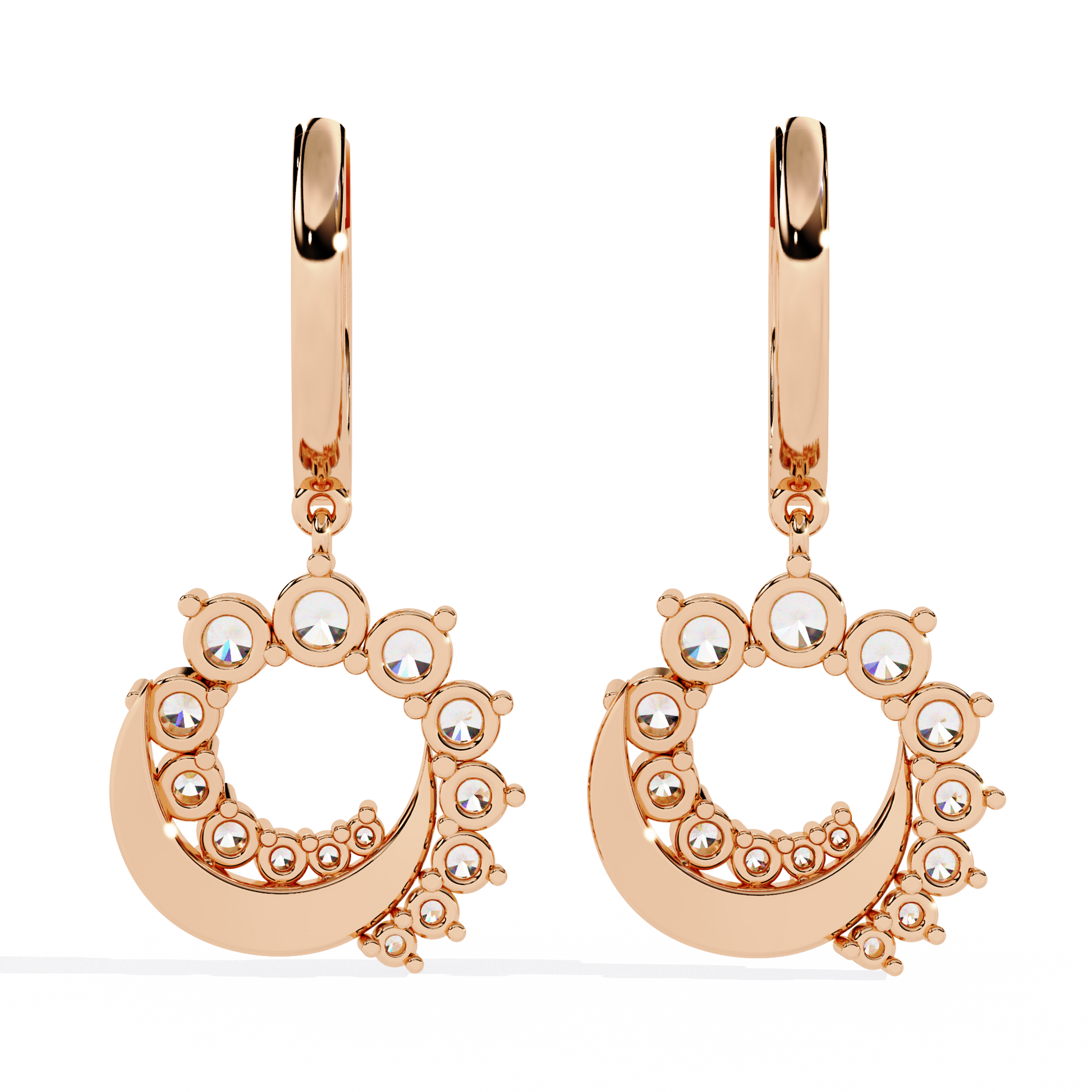 Rose Gold / Moissanite, Rose Gold / Lab Grown
