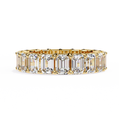 Yellow Gold / Moissanite, Yellow Gold / Lab Grown