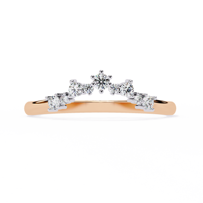 Rose Gold / Moissanite, Rose Gold / Lab Grown