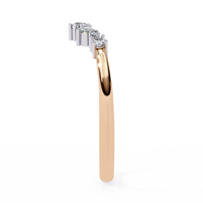 Rose Gold / Moissanite, Rose Gold / Lab Grown