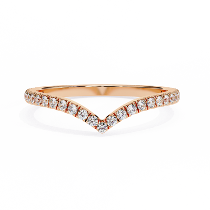 Rose Gold / Moissanite, Rose Gold / Lab Grown