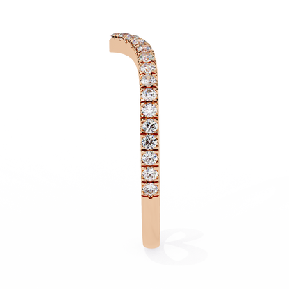 Rose Gold / Moissanite, Rose Gold / Lab Grown