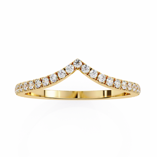 Yellow Gold / Moissanite, Yellow Gold / Lab Grown