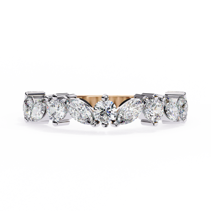 Rose Gold / Moissanite, Rose Gold / Lab Grown