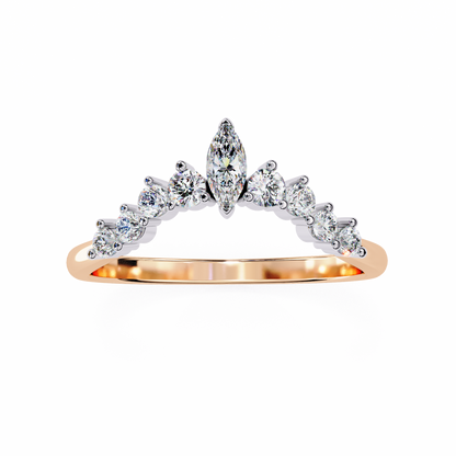 Rose Gold / Moissanite, Rose Gold / Lab Grown