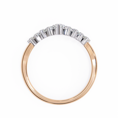 Rose Gold / Moissanite, Rose Gold / Lab Grown