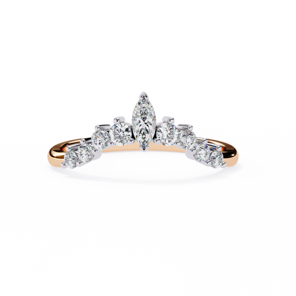Rose Gold / Moissanite, Rose Gold / Lab Grown