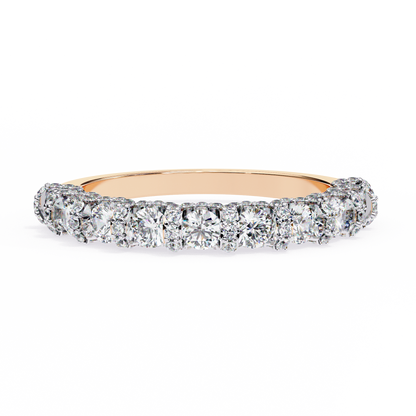 Rose Gold / Moissanite, Rose Gold / Lab Grown