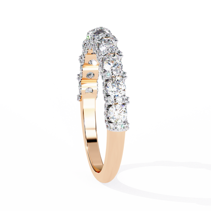 Rose Gold / Moissanite, Rose Gold / Lab Grown