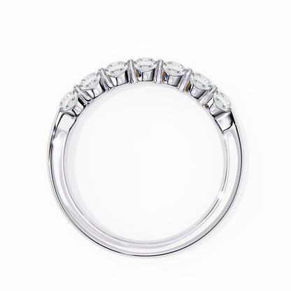 0.55 CT Round Diamond Prong Set Wedding Band