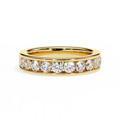 Yellow Gold / Moissanite, Yellow Gold / Lab Grown
