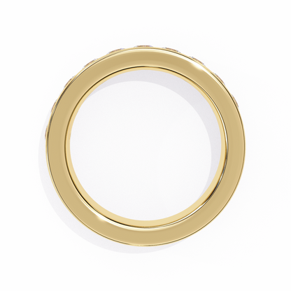 Yellow Gold / Moissanite, Yellow Gold / Lab Grown