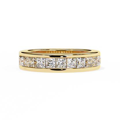Yellow Gold / Moissanite, Yellow Gold / Lab Grown