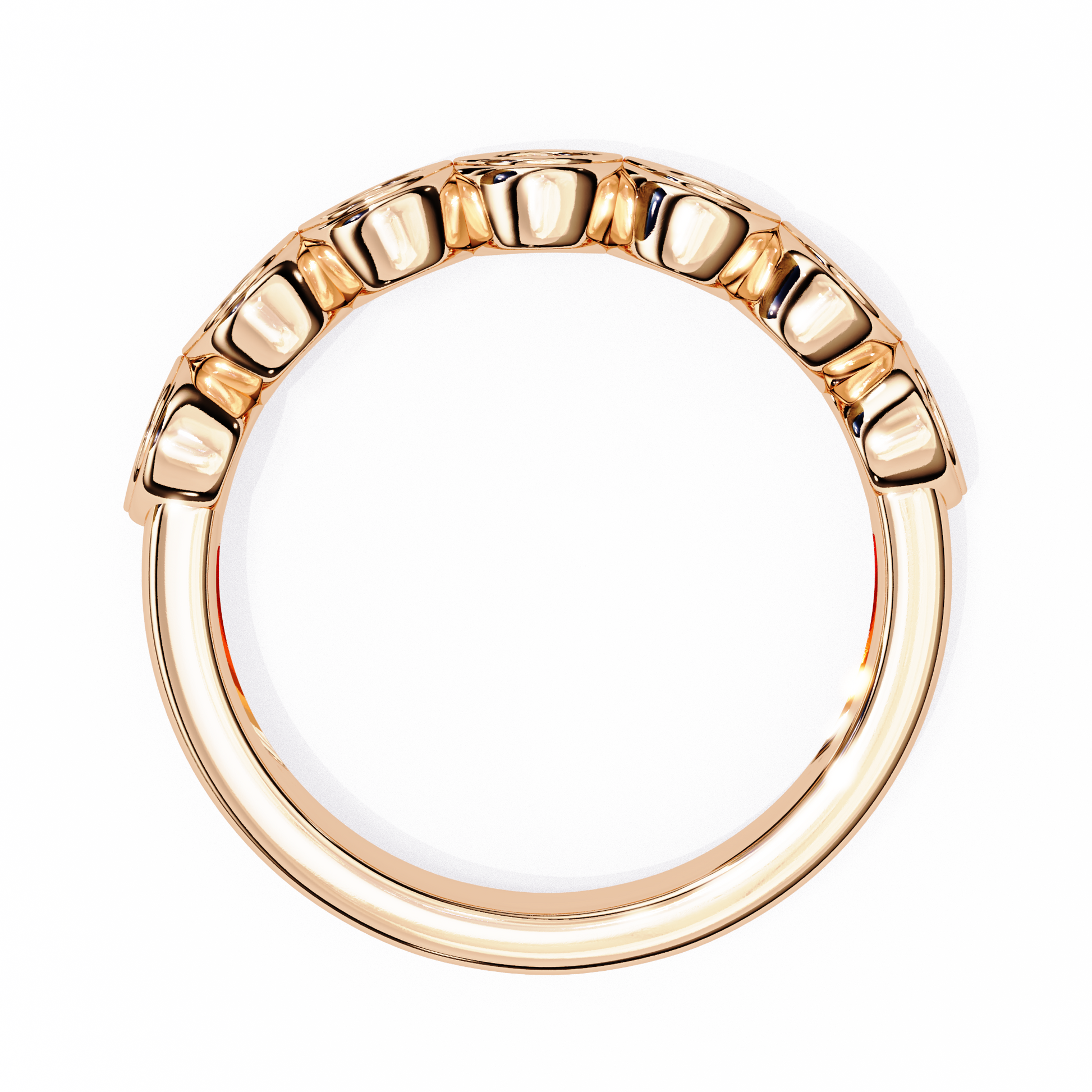 Rose Gold / Moissanite, Rose Gold / Lab Grown