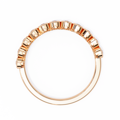 Rose Gold / Moissanite, Rose Gold / Lab Grown