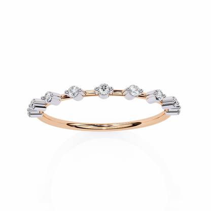 Rose Gold / Moissanite, Rose Gold / Lab Grown