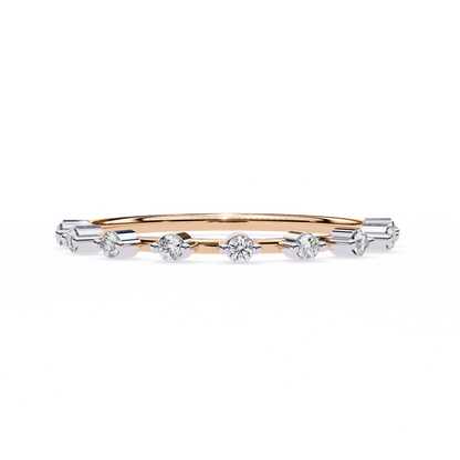 Rose Gold / Moissanite, Rose Gold / Lab Grown