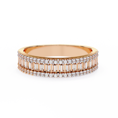 Rose Gold / Moissanite, Rose Gold / Lab Grown