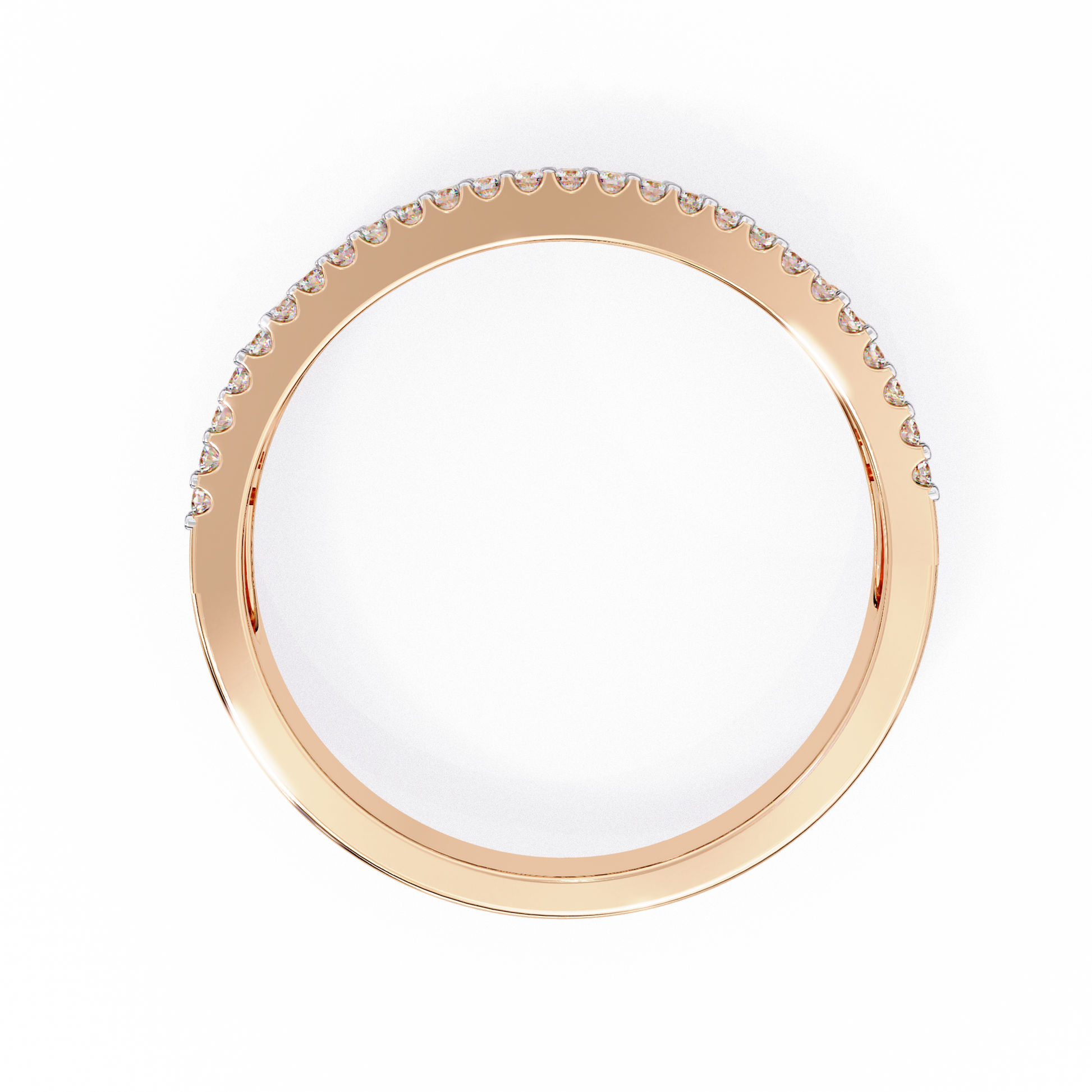 Rose Gold / Moissanite, Rose Gold / Lab Grown