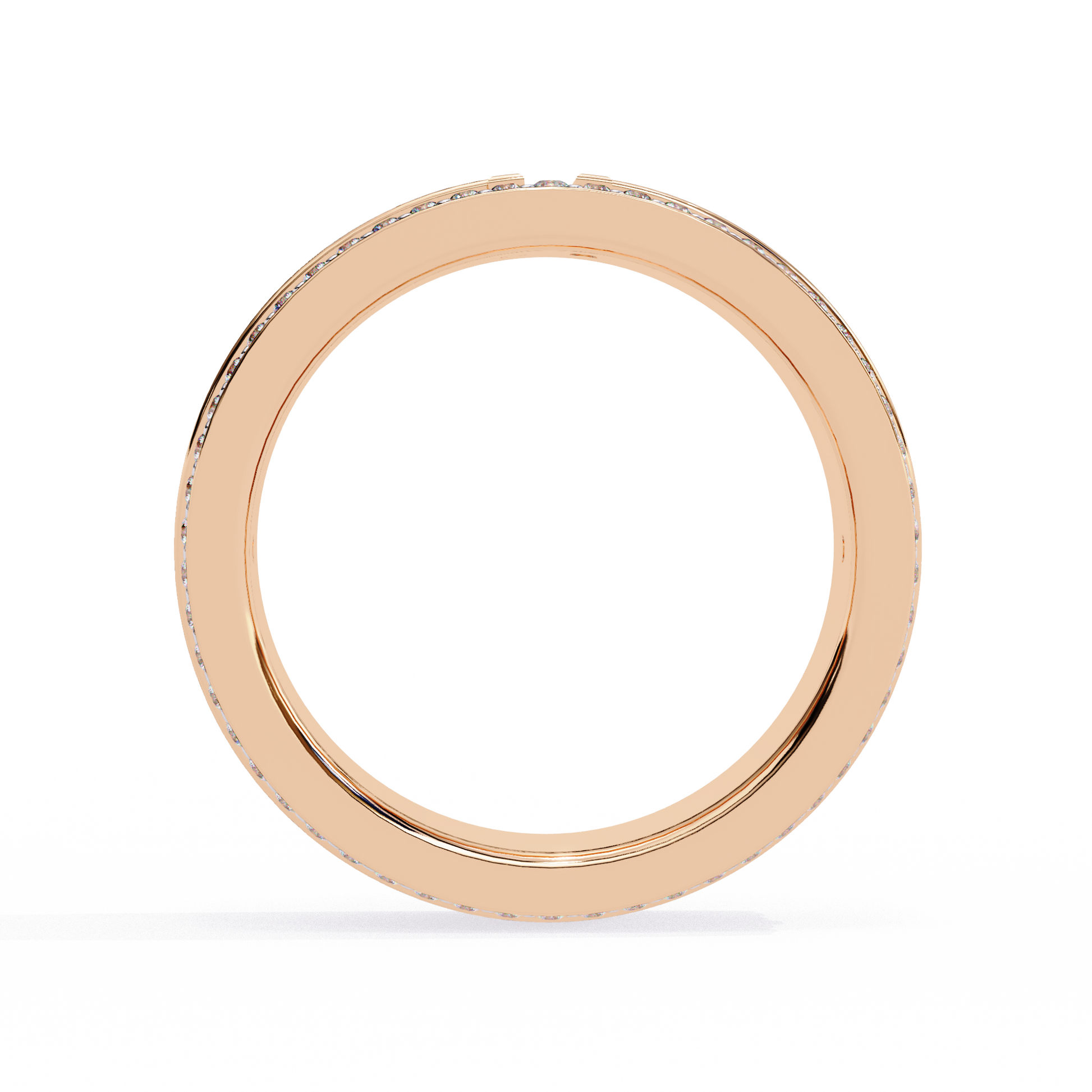 Rose Gold / Moissanite, Rose Gold / Lab Grown