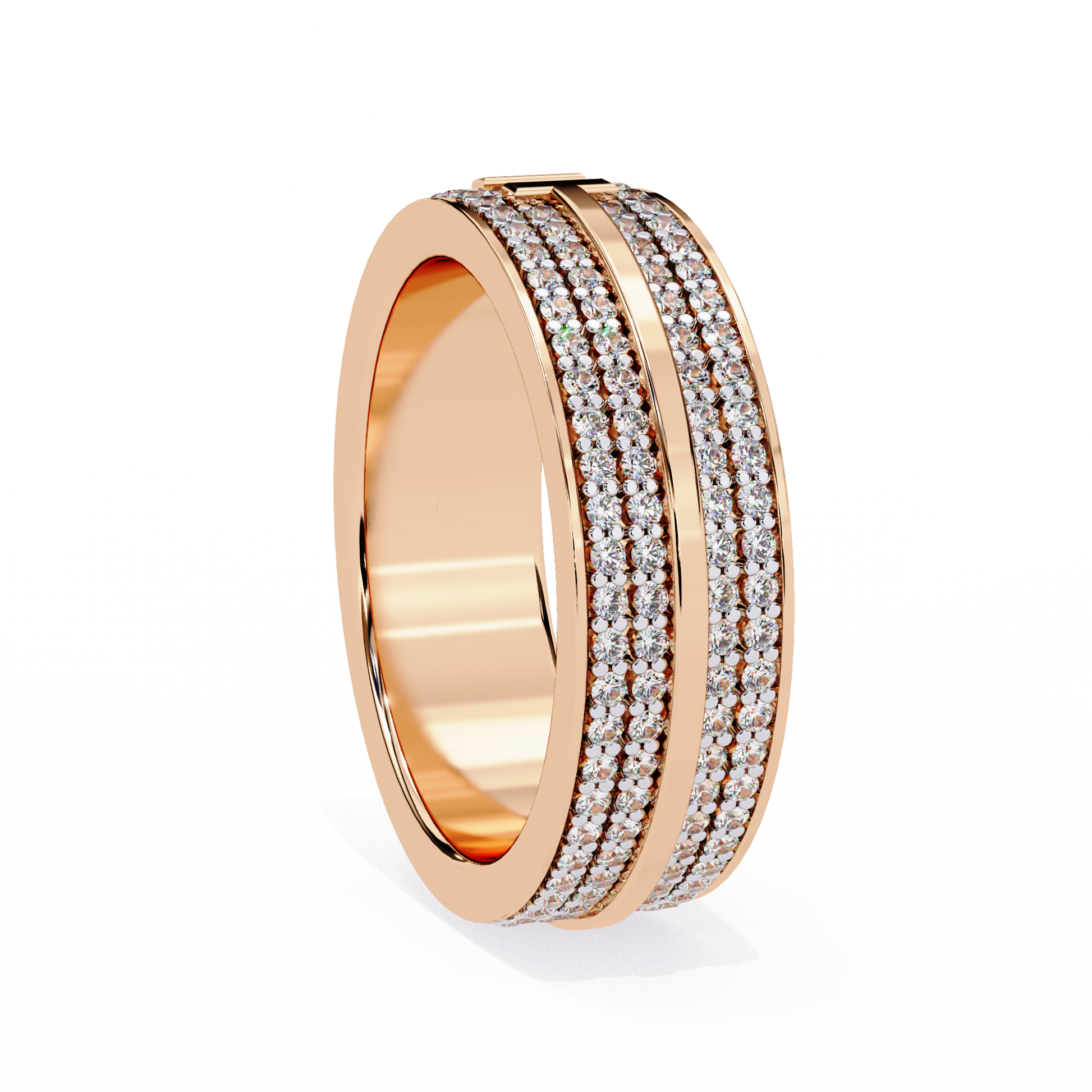 Rose Gold / Moissanite, Rose Gold / Lab Grown