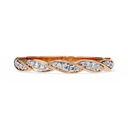 Rose Gold / Moissanite, Rose Gold / Lab Grown