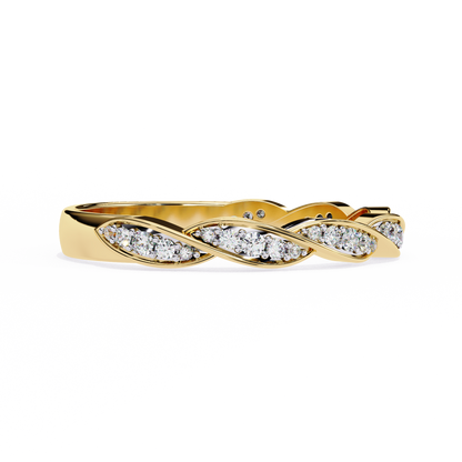 Yellow Gold / Moissanite, Yellow Gold / Lab Grown